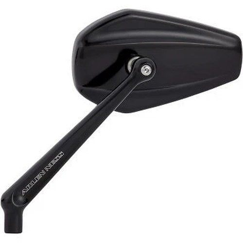 Arlen Ness 13-156 Black Mini Stocker Mirror Left Side Only Sold Each