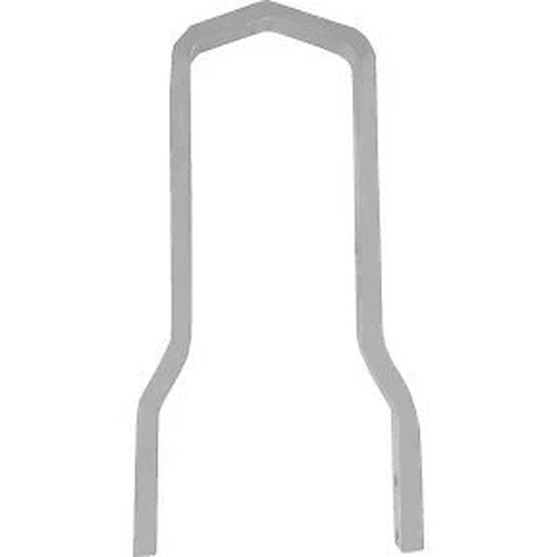 Drag Specialties 1501-0785 Square Sissy Bar- Chrome - 11.10"H x 6.69"W