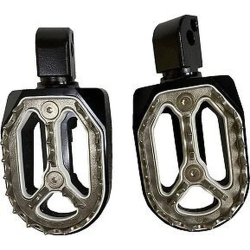 Drag Specialties 1620-2483 Qualifier Footpegs- Black - Passenger