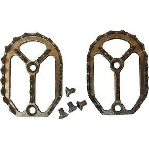 Drag Specialties 1620-2486 Qualifier Foot Rest- Teeth and Screws