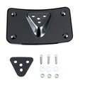 V-Twin 42-1190 License Plate Bracket Curved Laydown Style Black