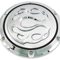 V-Twin 42-0468 Chrome Flame Fire Derby Cover for Sportster 04-22