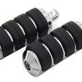 V-Twin 27-1586 Chrome Large Cats Paw Iso Foot Pegs for Harley Male Mount
