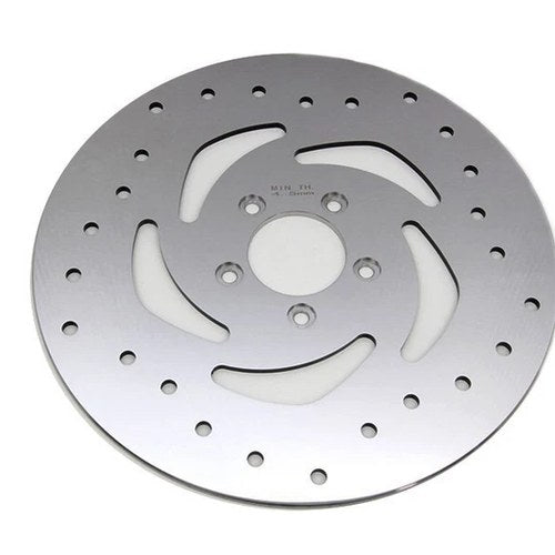 V-Twin 23-9002 11.8" Drilled Front Brake Disc