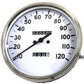 V-Twin 39-0823 Replica 2:1 Speedometer with Black Needle