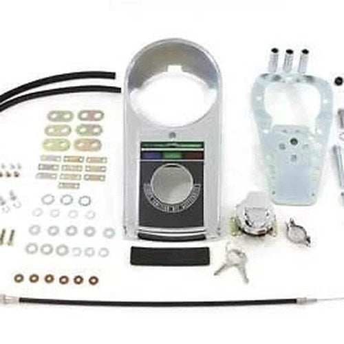 V-Twin 39-0967 Chrome Cast Dash Cover Kit without Speedometer