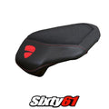 Ducati Panigale V4 2025 2026 Passenger Seat Cover Tappezzeria Ultragrip Black