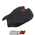 Ducati Panigale V4 2025 2026 Seat Cover Tappezzeria Ultragrip Black Ducati Logo