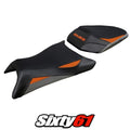KTM 390 Duke 2024 2025 Seat Cover Tappezzeria Black Orange Grey