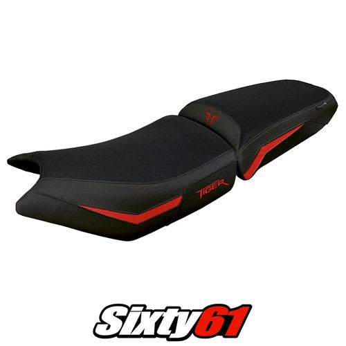 Triumph Tiger 900 2024 2025 Seat Cover Tappezzeria Red Black
