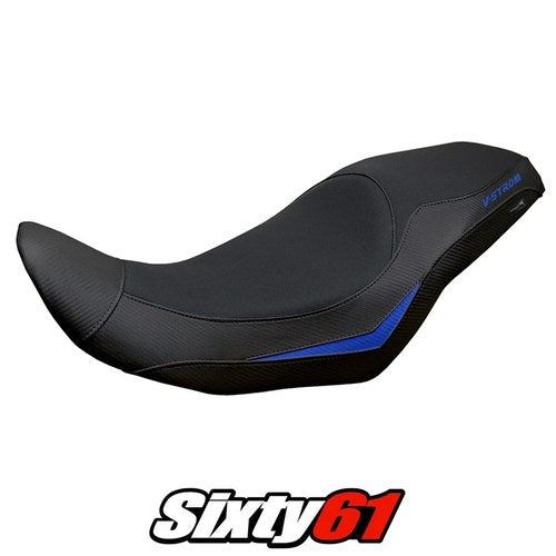 Suzuki V-Strom 800 DE SE 2023 2024 2025 Seat Cover Tappezzeria Black Blue