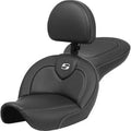 Saddlemen 896-05-185BR Roadsofa™ Standard Reach Seat -Carbon Fiber - Fxdwg 96-23