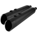 Khrome Werks 4.50" HP-Plus Slip-on Mufflers Black Edge Tip Touring 17-24