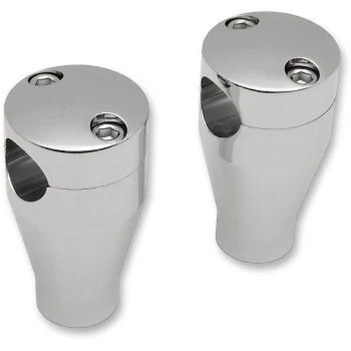 Drag Specialties Chrome 3" Socket-Head Handlebar Riser Kit for 1" Harley
