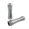 V-Twin 28-0784 Chrome Contour Style Hand Grip Set for Harley Cable Op Throttle