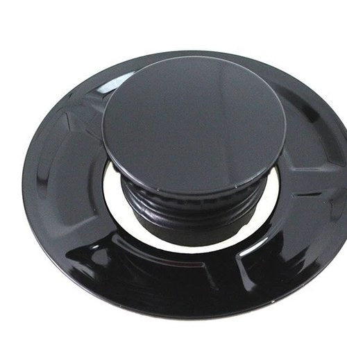 V-Twin 38-7066 Flush Mount Gas Cap Black