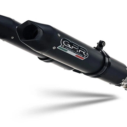 Aprilia Dorsoduro 750 2008-2016 Exhaust Gpr Double Slip-on Furore Nero