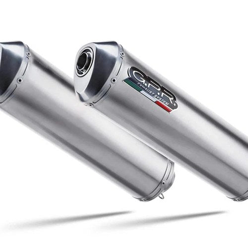 Royal Enfield Interceptor 650 2021-2025 Exhaust Gpr Double Slip-on Satinox