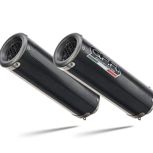 Suzuki Hayabusa 1300 2007-2016 Exhaust Gpr Double Slip-on M3 Poppy