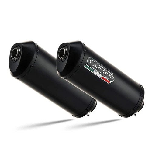 Yamaha Bt Bulldog 1100 2002-2007 Exhaust Gpr Double Slip-on Ghisa