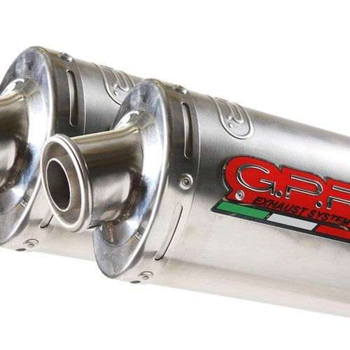 Ducati Monster S4R 1000 2003-2007 Exhaust Gpr Double Slip-on Titanium Tondo