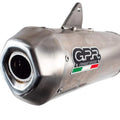 Yamaha Kodiak 700 2016-2024 Exhaust Gpr Slip-on Pentacross Inox