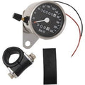 Drag Specialties 2210-0331 2.4" Mini Mechanical Metric Speedometer