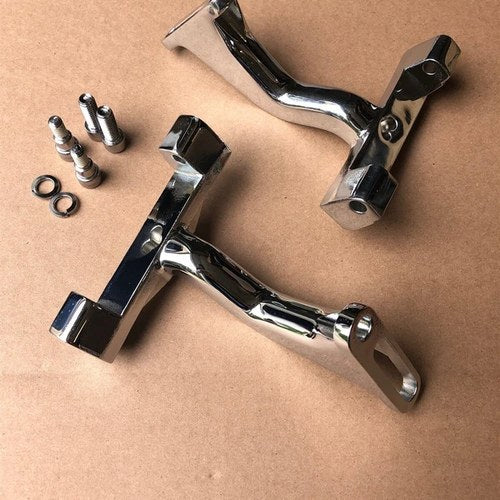 Reduced Reach Chrome Passenger Footpeg Mount Kit for Harley Touring 93-26