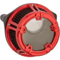 Arlen Ness 18-170 Red Method Clear Series Air Cleaner for Harley M8 17-20