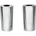 Drag Specialties 0411-0013 Chrome +4" Extended Fork Slider Covers (10.5")