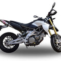 Aprilia Dorsoduro 900 2017-2020 Exhaust Gpr Double Slip-on Deeptone Inox