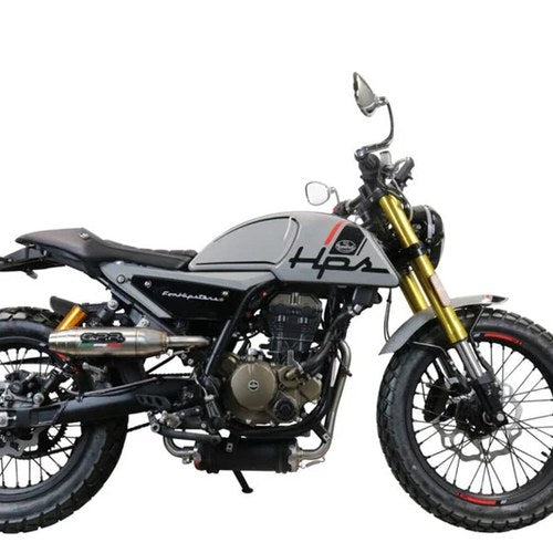 F.B. Mondial Hps 125 2021-2023 Exhaust Gpr Full System Deeptone Inox