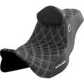 Saddlemen SC80807WHIRT Pro Series Performance Grip Seat White Stitch 08-23
