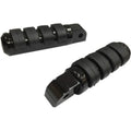 Drag Specialties 1620-1848 Black Soft-Ride Passenger Foot Pegs M8 Softail 18-23