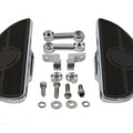 V-Twin 27-1670 Chrome Moon Floorboards for Harley Male Mount Foot Pegs
