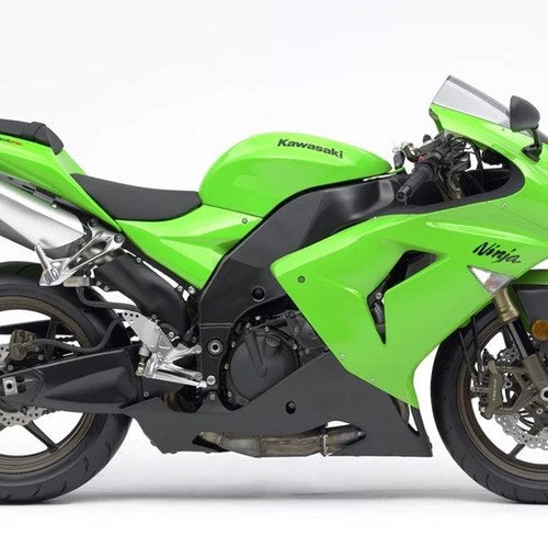 Kawasaki Ninja ZX-10R 2006-2007 Black Aluminium Fairing Screen Bolt Kit ZX10R