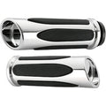 Arlen Ness 07-050 Chrome Deep Cut Comfort Series Grips Cable Op Harley Throttle