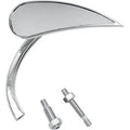 Arlen Ness 13-411 Chrome Micro Rad II Teardrop Mirror Right Side Sold Each