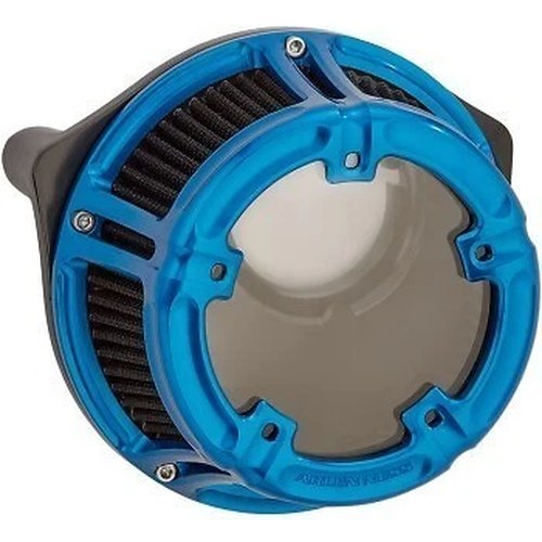 Arlen Ness 18-180 Blue Method Clear Series Air Cleaner for Harley M8 17-23