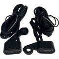 Drag Specialties 2040-3058 Black Amber Lens LED Handlebar Lights 04-13 Sportster