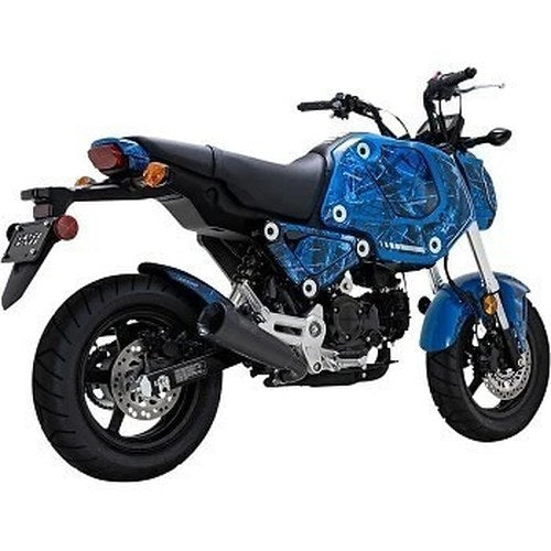 Vance & Hines 48237 Black Matte Upsweep Slip-On Muffler for 2022 Honda Grom