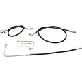 LA Choppers LA-8151B13BBlack Braided Brake Line Kit