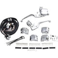 Drag Specialties 0610-0529 Chrome Handlebar Control Kit with Switches 96 & Up