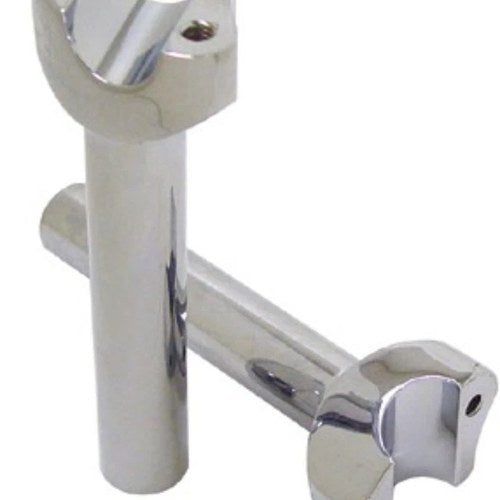 V-Factor 41011 Chrome 6" Straight Handlebar Risers Harley Softail Dyna Sportster