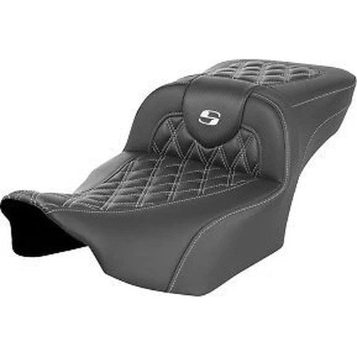 Saddlemen 823-07-20706 Roadsofa Extended Reach White Stitch Seat Fltr Flhx 23-24
