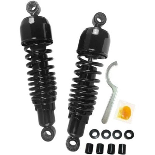 Drag Specialties Black 11.5" Replacement Shocks fr Harley Sportster & Fxr 86-03