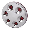 V-Twin 42-0108 Chrome 3-D Derby Cover for 70-98 Big Twin Evo