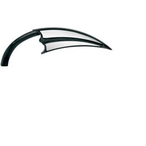 Arlen Ness 13-029 Black Scoop Micro-Mirror Right Side Only - Sold Ech