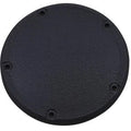 Drag Specialties 1107-0661 Wrinkle Black Derby Cover for Harley M8 Softail