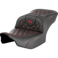 Saddlemen 823-07-18204 Roadsofa Seat Red Lattice Stitch for 23-24 FLTR/FLHX
